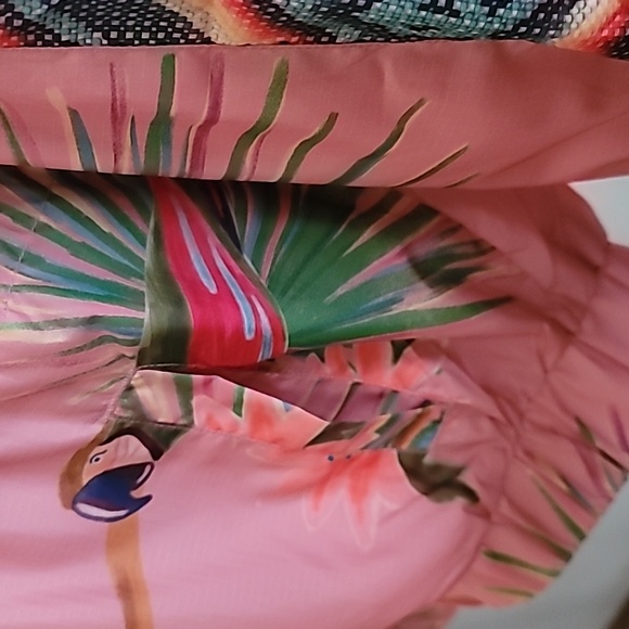 ANTHRO Farm Rio Love Birds Windbreaker - Picture 9 of 12